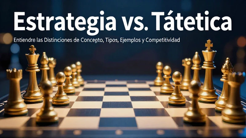 Estrategia: Concepto, Tipos, Ejemplos y Competitividad 6 Estrategia y táctica son conceptos clave en la competitividad