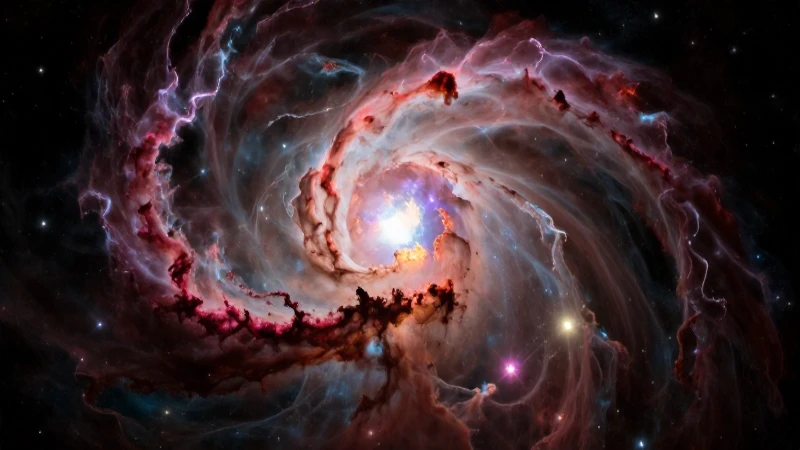 Estrellas: qué son y sus características Impresionantes 7 Nebulosa cósmica vibrante con núcleo estelar brillante
