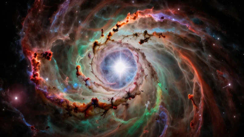 Estrellas: qué son y sus características Impresionantes 4 Nebulosa cósmica detallada con estrella brillante y nube vibrante