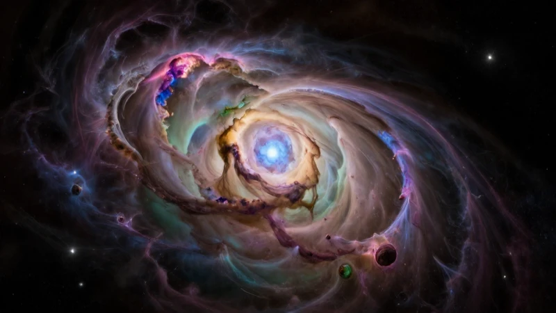 Estrellas: Concepto, Tipos, Características y Ejemplos Clave 4 Protostar vibrante en nebulosa cósmica