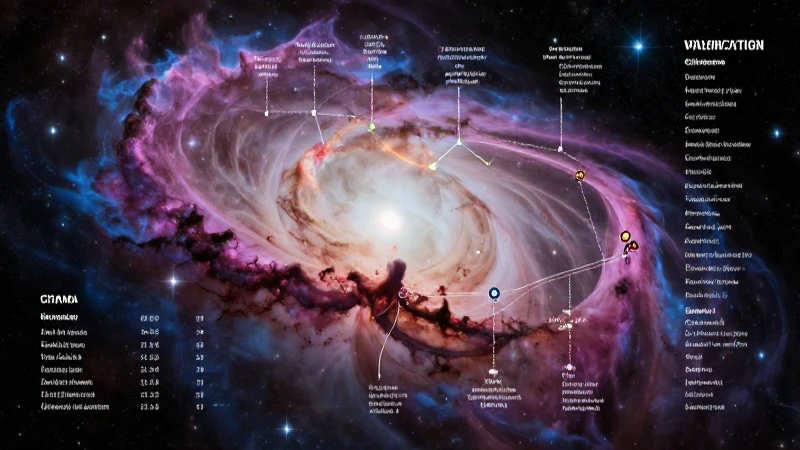 Estrellas: Concepto, Tipos, Características y Ejemplos Clave 3 Espacio cósmico detallado con estética científica