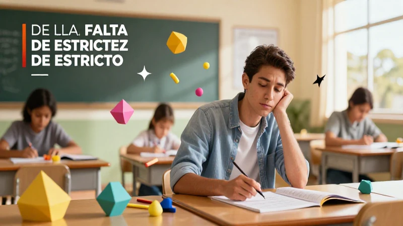 La falta de rigor causa caos educativo