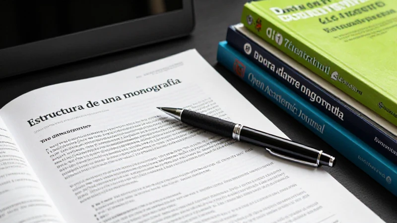 Guía práctica para redactar monografías