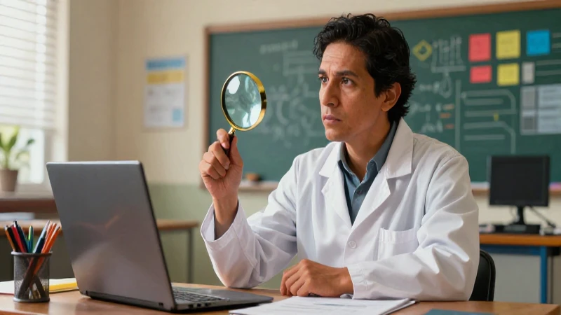 Estudio: Concepto, Métodos, Importancia y Casos Prácticos 4 Investigador mexicano analizando datos con gran detalle