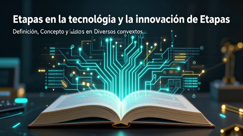 Etapas: Definición, Concepto y Usos en Diversos Contextos 7 Innovación tecnológica para diseño educativo