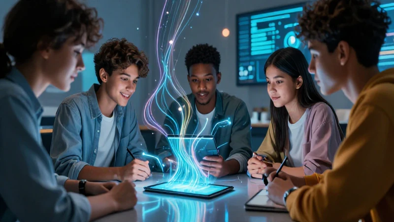 Etapas: Definición, Concepto y Usos en Diversos Contextos 9 Estudiantes diversos aprendiendo con tecnología digital