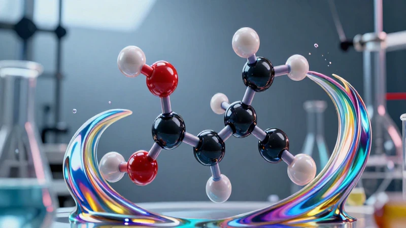 Estructura molecular detallada de éter de petróleo