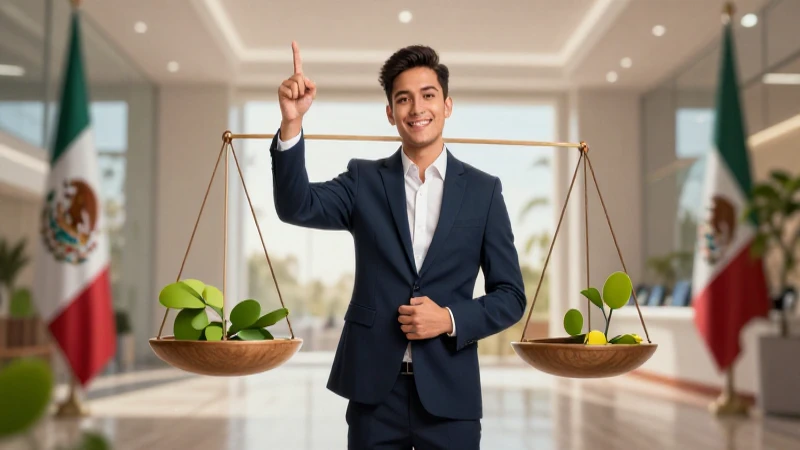 Conoce la importancia de la ética en el nuevo libro revelador 4 Líder mexicano carismático simbolizando el equilibrio ético