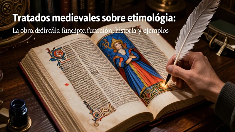 Etimología medieval en manuscritos iluminados