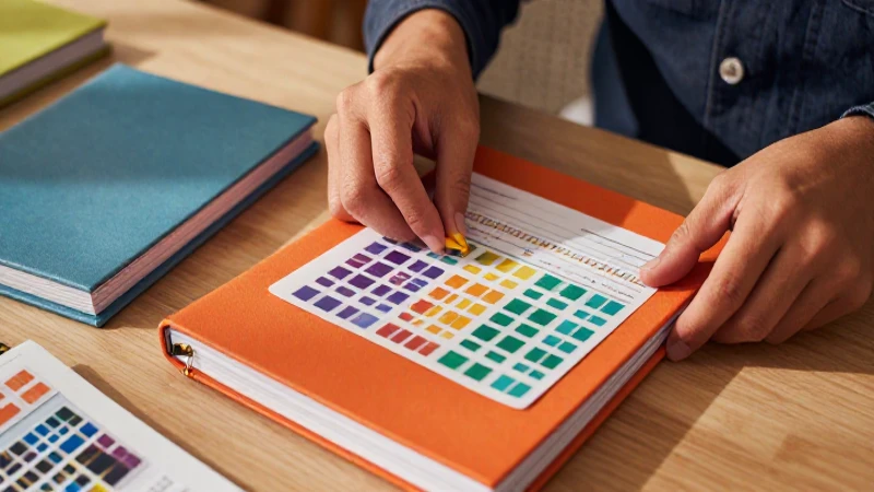 Organiza con estilo con etiquetas vibrantes y profesionales