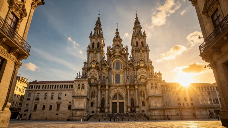 Gran catedral europea con atmósfera espiritual