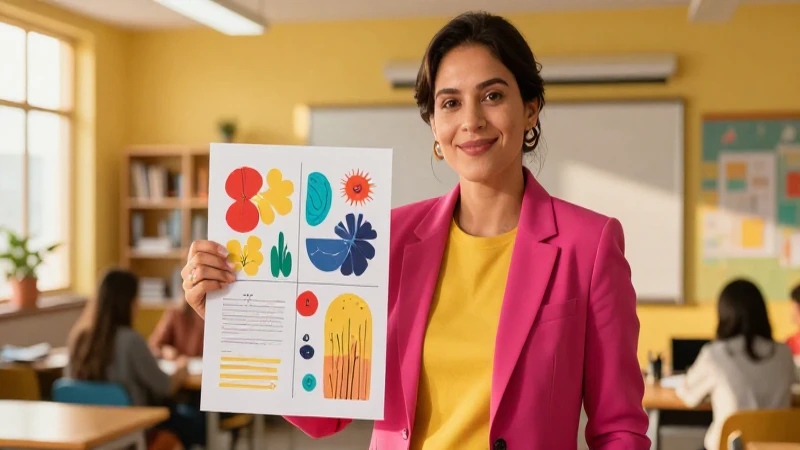 Maestra moderna y profesional con enfoque en Nueva Escuela Mexicana
