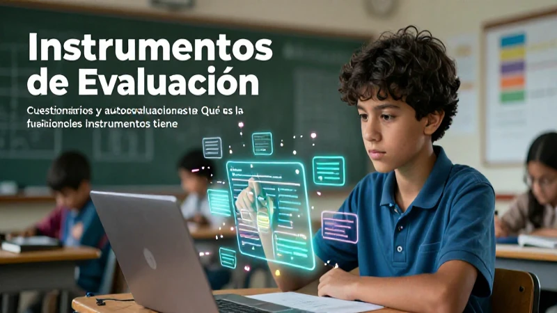 Diseño editorial premium de evaluación educativa