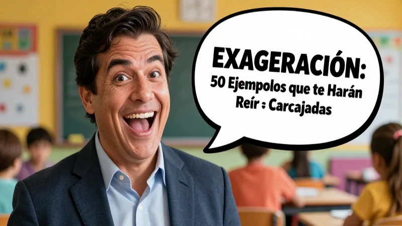 Educador mexicano enseña sobre exageración en un estilo dinámico