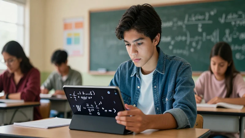 Joven mexicano resuelve ecuaciones de álgebra