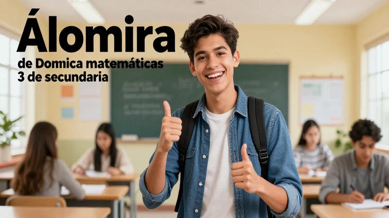 Álgebra de secundaria con examen resuelto