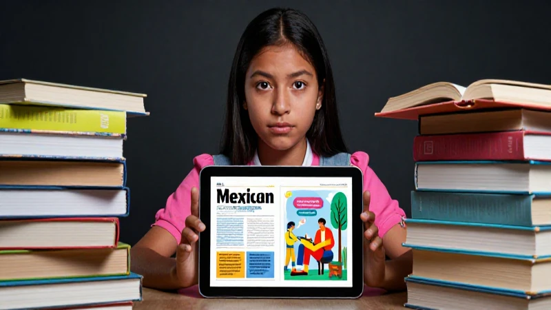 Joven estudiante mexicano con actitud de aprendizaje