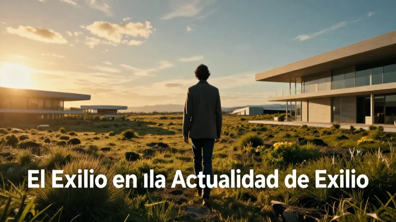 Exilio: concepto, historia y retrato actual