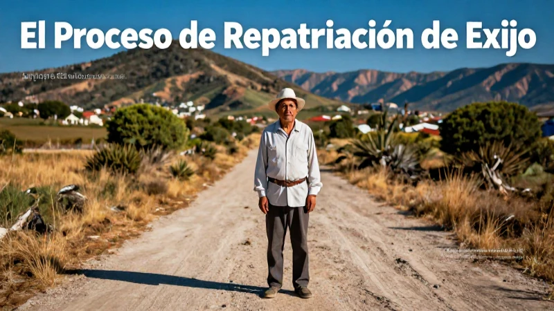 Retorno de exiliados: una imagen vibrante de esperanza
