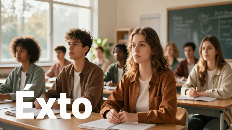 Éxito, relaciones y crecimiento en un aula moderna