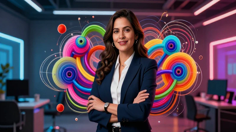 Retrato impactante de educadora mexicana