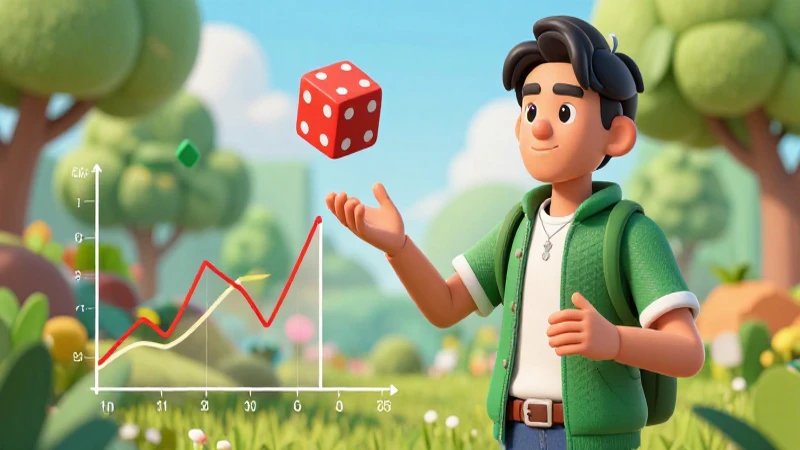 Ilustración 3D de probabilidad educativa