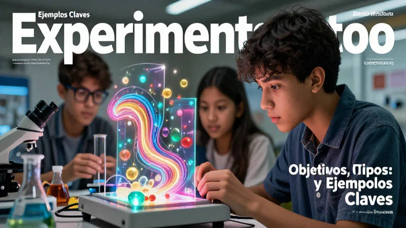 Estudio científico vibrante e hiperdetallado