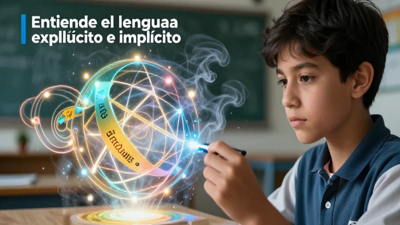 Comprende el lenguaje explícito e implícito