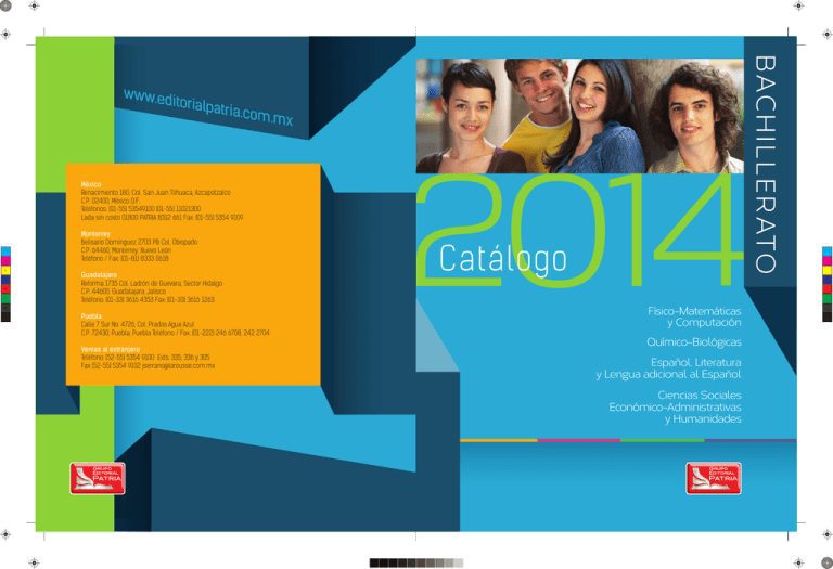explora la editorial patria con el catalogo mas actualizado