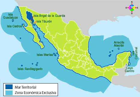 Explora los límites y zonas exclusivas del mar territorial de México 2 explora los limites y zonas exclusivas del mar territorial de