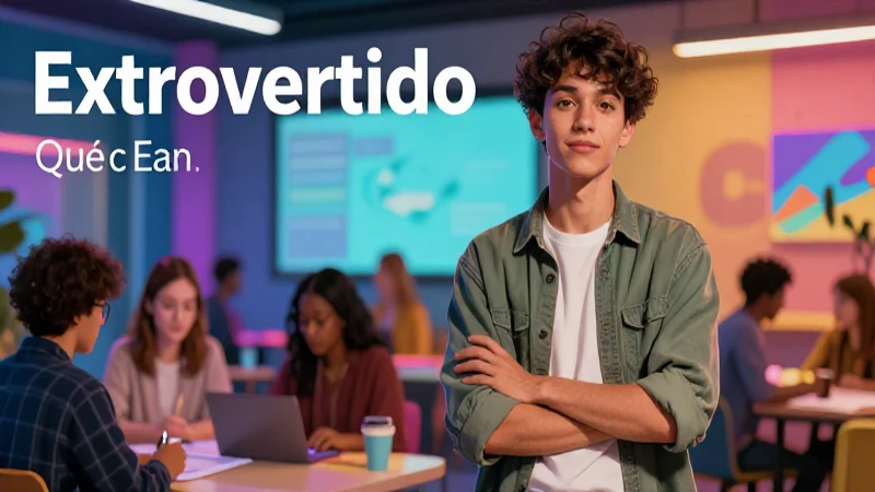 Extrovertido: esencia carismática y dinámica