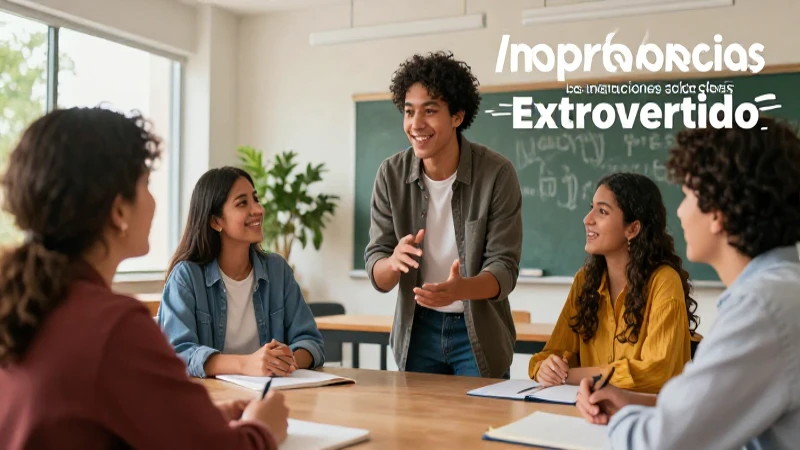 La socialización es clave para extrovertidos