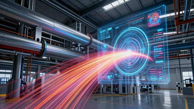 Futurista industrial de alta tecnología