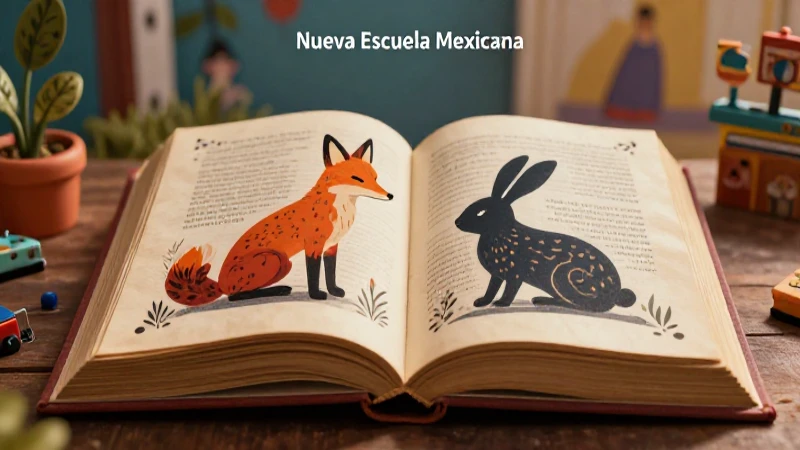 Estilo de revista con zorros y conejos