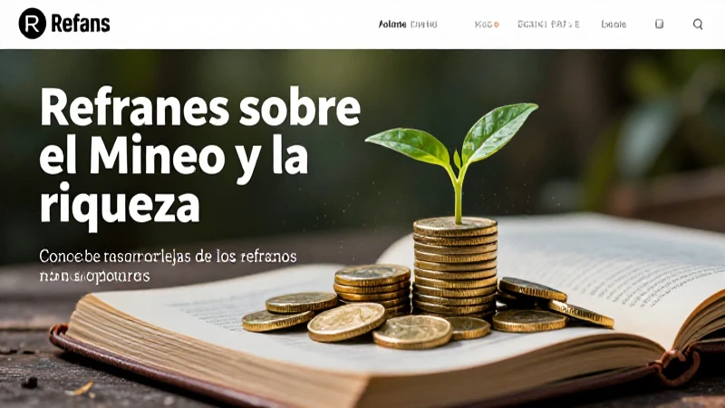 Conoce las fabulosas moralejas de los refranes más populares 4 Refranes y riqueza con estética educativa premium