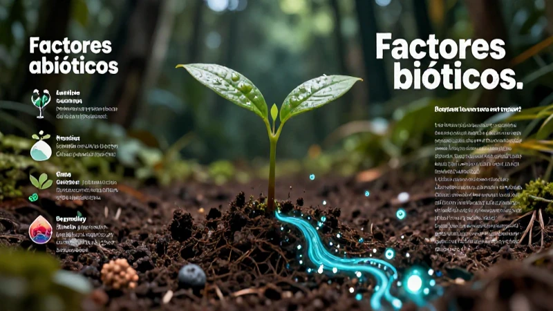 Factores bióticos y abióticos: ecosistemas detallados