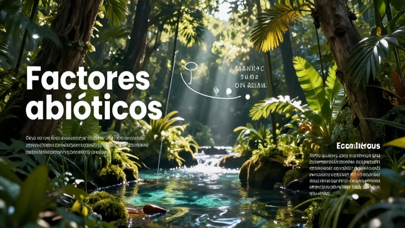 Factores vivos y naturales definen ecosistemas vibrantes