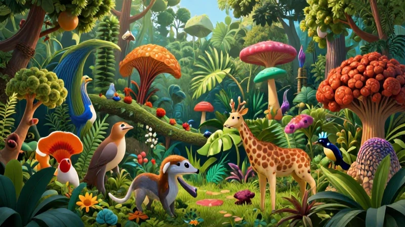 Ecosistema diverso, profesional, vibrante e ilustrado