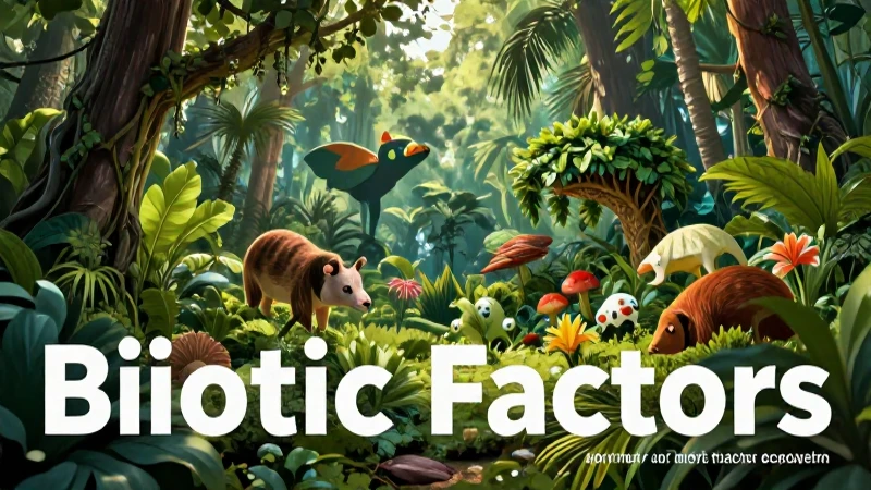 Ecosistema vibrante, flora y fauna en armonía