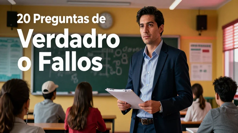 Aula mexicana, quiz de Falso o Verdadero