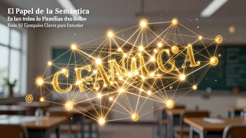 Familia de las Palabras: 50 Ejemplos Clave para Entender 11 Semántica visual: ejemplos de familias de palabras