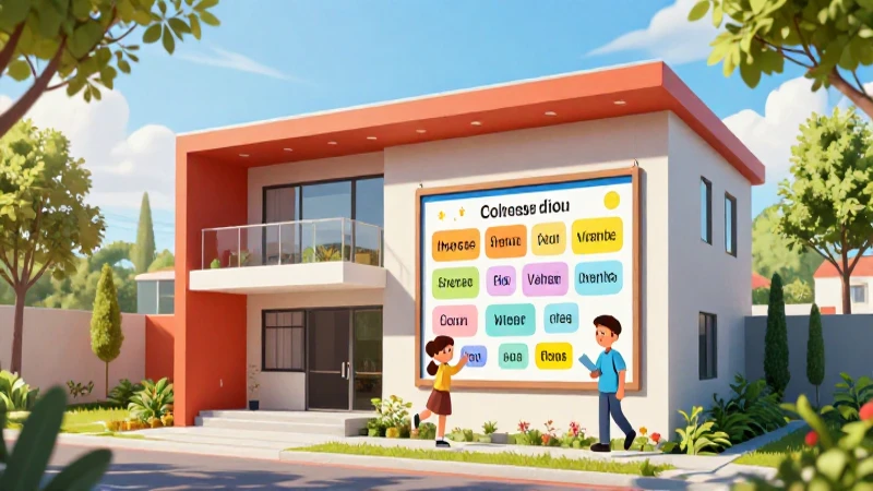 Conoce la familia de palabras sobre casa y amplía tu vocabulario 3 Arquitectura moderna, luz y aprendizaje vibrantes