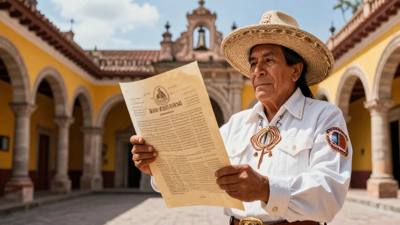 Dignificada ancestra mexicana con documento de independencia