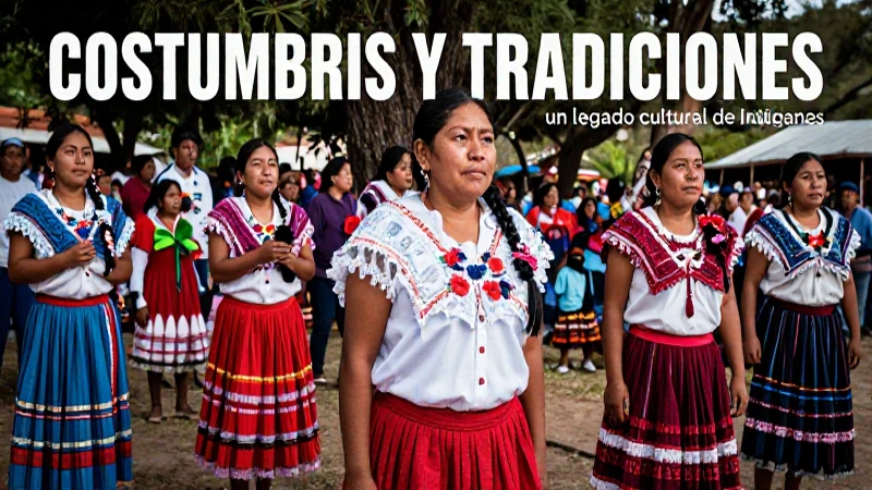 Retrato vibrante de tradiciones indígenas mexicanas
