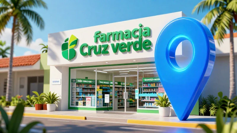 Ubica farmacias Cruz Verde en Guatemala fácilmente