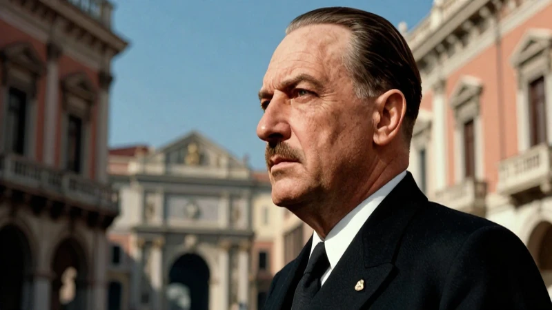 Mussolini, figura clave del fascismo italiano