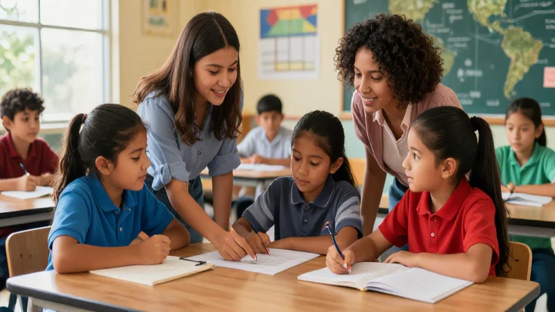 Conoce la impresionante Fase 1 de la Nueva Escuela Mexicana 5 Niños mexicanos colaborando en un aula moderna