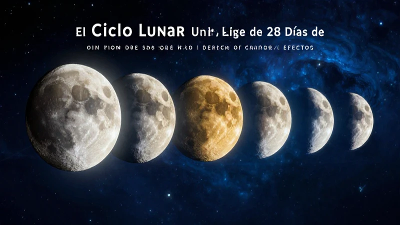 Fase de la Luna: Descubre sus Místicos Ciclos y Efectos 3 Fases lunares: un viaje místico de 28 días