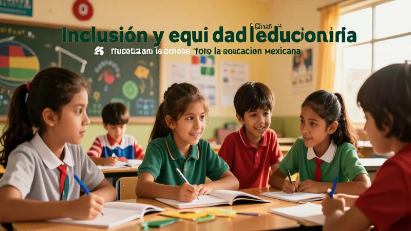 Educación inclusiva y equitativa transforma la enseñanza en México