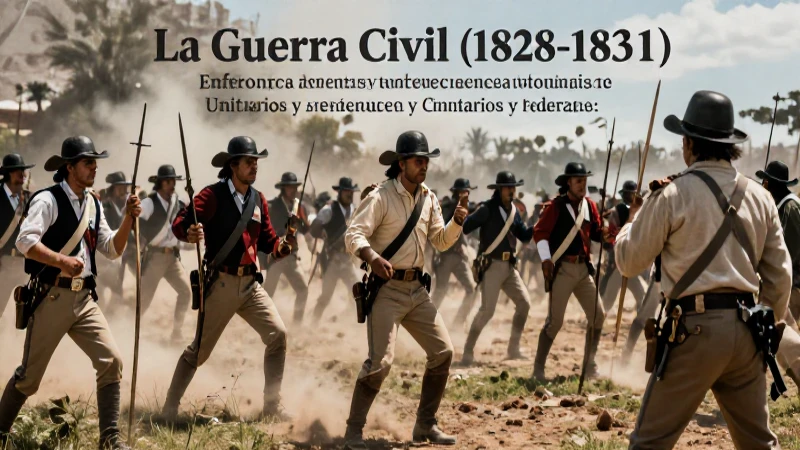 Guerra Civil Unitarios y Federales